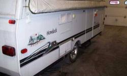 2004 Fleetwood Hemlock in Excellent Condition New canvas for entire camper This is as large a pop up as you will see and in great condition Full 12 inch awning, 14 Feet Long Heat Only No AC Yacama Roof Rails, High Side Model Am, Fm Radio with CD Player