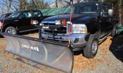 ""VERY LOW MILEAGE"", ""ONE OWNER"", CLEAN CAR FAX"", 2004' F-250SD 4D Extended Cab, 5.4L V8 EFI, Automatic, Black Clearcoat, Dark Flint w/Unique Cloth Two-Tone Captain's Chairs,Snow Plow Package With ""SNOW PLOW"", Trailer Tow Package, ABS brakes, Air