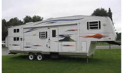 2004 holiday rambler savoy 29bhs
31 foot 5th wheel.
-BRAND new tires and brakes
-16 K reese slider hitch included
- Everything works
-3 Rear bunks.
-12 Ft Slide out
Google it you won't find one cheaper :)
Contact me for more pictures and info
No scammers