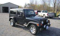 Up for your consideration this just in super nice 04 Wrangler Unlimited with matching Hard top super low mileage at only 69 k clean carfax certification with an small fender bender reported this year we only had to replace the front fog lights and fender