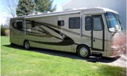 2004 Newmar Kountry Star 3905. Spartan Chassis. All NEW tires 2013, Espresso full body paint. New slid awnings in 2013. 7.5 ONAN gen 2 generator. Invertor. Heat pumps and FURNACE, POWER AWNING, PLEATED DAY/NIGHT SHADES, FLEXSTEEL LEATHER SOFABED and