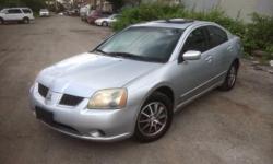 2004 Mitsubishi Galant, nice looking loaded car. Runs 100% Ac blows cold. Loaded with sunroof, alloy wheels, auto transmission, cruise control and much more. There is 126000 miles on the car. 1(917)214-5601