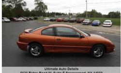 Sharp looking 2004 Pontiac Sunfire 2Dr Coupe with an economical 2.2 Liter 4 Cylinder rated 24 City / 34 HWY / MPG. Automatic transmission, air conditioning, power windows, locks, remote trunk release, dual out side mirrors, daytime running lights, tilt