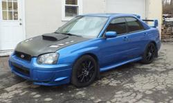 2004 Subaru WRX-(CLONED TO LOOK LIKE A STI)
Mileage: 175,900
VIN: JF1GD29674G507275
5-speed manual transmission
THIS CAR HAS A BAD MOTOR --- Read more about this at the bottom of the ad. This car will likely need major engine repair!
BBS 17 inch wheels