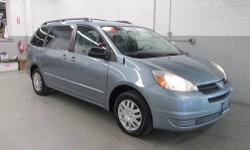 Sienna CE, 3.3L V6 SMPI DOHC 24V, 5-Speed Automatic with Overdrive, Blue Mirage Metallic, Stone Cloth Bucket Seats, a lot of bang for the buck, BUY WITH CONFIDENCE***NOT AN AUCTION CAR**, CLEAN VEHICLE HISTORY....NO ACCIDENTS!, FRESH TRADE IN, try to find