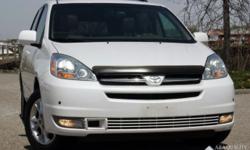 2004 TOYOTA SIENNA XLE LIMITED AWD | REAR DVD | LEATHER SEATS | POWER SUNROOF | REAR SHADES | POWER SLIDING DOORS | POWER LIFTGATE | FRONT AND REAR PARKTRONICS | ADAPTIVE CRUISE CONTROL | HEATED SEATS | REAR AIR | ALLOY WHEELS | ONE OWNER | IF YOU HAVE