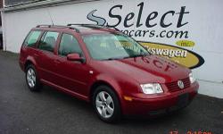 Exceptional Red Jetta Wagon with Leather!!.Payment as low as 174.09 per month with approved credit-tax and reg down. Ask about our Service Contracts which protect you up to 5 years-total 100k miles. Alarm, Rear Trunk Release,Cup Holder,Rear
