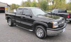 Up for your consideration this just in and super nice and clean 2005 Silverado 1500 ext cab 4dr 4x4 with chevrolets Z71 off rd suspension package, aftermarket chromed running boards,recently installed and like brand new tires all the way around, autotrac