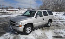 Up for your consideration this just in 2 owner Autocheck certified super nice and clean 2005 Chevrolet Tahoe Z71 4x4 fully loaded with every option available other than Nav... power sliding moonroof, 6 disc in dash CD changer, factory rear entertainment