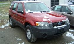 2005 Ford Escape XLS - Red, Auto, 123k Miles, 4WD, 4Cylinder, CD, Power Windows, Power Door Locks, Cruise Control, Tilt Wheel, 4 Wheel ABS, Dual Front Air Bags, Steel Wheels, 1 Owner, Clean Carfax Report - $6,000. 5YR/100K Mile Powertrain Warranty for