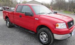 Up for your consideration this just in and in very good condition 2005 Ford F150 XLT extended cab 4x4 equipped with fords mighty 5.4 triton V8 engine with smooth shifting automatic transmission and remote keyless entry with power windows,locks,tilt