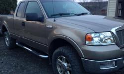 2005 Ford f-150 lariat 4x4 5.4 V8, automatic, extended cab, very clean, no rust, southern truck. Leather heated seats. Fully loaded. Everything works 139,500 miles. $11,500 or best offer