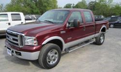 Up for your consideration this just in and in good condition 1 owner Carfax certified no issue 2005 F350 Crew Cab 4x4 XLT equipped short box pickup... Equipped with fords mighty 6.0 Powerstroke Diesel engine with smooth shifting automatic transmission,