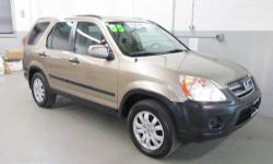 CR-V EX, 4D Sport Utility, 2.4L I4 SMPI DOHC, 5-Speed Automatic with Overdrive, AWD, Sahara Sand Metallic, BUY WITH CONFIDENCE***NOT AN AUCTION CAR**, FRESH TRADE IN, hard to find unit, Power moonroof, try to find another one like this**, and very clean