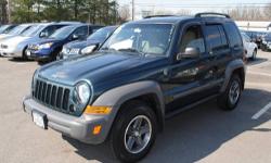 3.7L V6 and 4WD. Amazing amount of room! Spotless One-Owner! When was the last time you smiled as you turned the ignition key? Feel it again with this beautiful-looking 2005 Jeep Liberty. New Car Test Drive said, ...an impressive balance of off-road