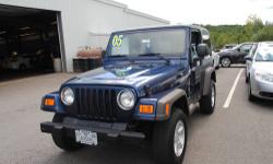 PowerTech 4.0L I6. ELECTRIFYING! 4WD! If you want an amazing deal on an amazing SUV that will keep you smiling all day, then take a look at this fun 2005 Jeep Wrangler. New Car Test Drive called it ...a classic symbol of summer cruising and off-road