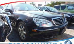 4MATIC-Â«. Back in Black! All Wheel Drive! Only one owner!**NO BAIT AND SWITCH FEES! If you've been thirsting for just the right 2005 Mercedes-Benz S-Class, then stop your search right here. This is the charming, luxury car that is guaranteed to pamper