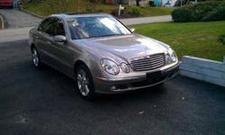 2005 Mercedes Benz E500 4Matic This luxury sedan currently has 81,500 miles and it is still in good condition 5.0 liter V8 All Wheel Drive SOHC 24 valves 5 speed automatic transmission EPA mileage consumption estimated at 14 City and 19 Hwy with a maximum