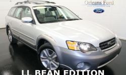 ***#1 LL BEAN EDITION***, ***CLEAN CAR FAX***, ***EXTRA CLEAN***, ***LEATHER***, and ***MOONROOF***. Wagon buying made easy! STOP! Read this! How tempting is this good-looking 2005 Subaru Outback? This roomy Outback, with its grippy AWD, will handle