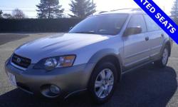 Outback 2.5i, 4D Station Wagon, AWD, 100% SAFETY INSPECTED, HEATED SEATS, and SERVICE RECORDS AVAILABLE. Come to the experts! Are you interested in a truly fantastic wagon? Then take a look at this attractive 2005 Subaru Outback. This Outback's engine