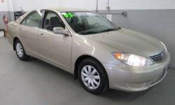 Camry LE, 2.4L I4 SMPI DOHC, 5-Speed Automatic with Overdrive, Desert Sand Mica, a very clean unit, BOUGHT HERE AND SERVICED HERE!!, BUY WITH CONFIDENCE***NOT AN AUCTION CAR**, CLEAN VEHICLE HISTORY....NO ACCIDENTS!, FRESH TRADE IN, hard to find unit, and