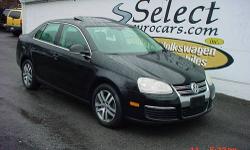 Black and Beautiful New Body Jetta with all the right features.Payment as low as 198.51 per month with approved credit-tax and reg down. Ask about our Service Contracts which protect you up to 5 years-total 100k miles. Alarm, Power Seats,Rear Trunk