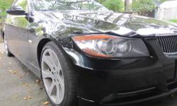 For sale is a 2006 BMW 330i 4dr E90 Sedan (3.0L 6cyl) with Jet Black Exterior and Black Leather Interior. This vehicle has a CLEAR TITLE in hand and is ACCIDENT-FREE with only 48K LOW MILES. It is a SMOKE-FREE car since day 1 and is in EXCELLENT COSMETIC