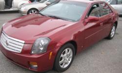 Royal Motors is happy to present this Fully Loaded 2006 Cadillac CTS with Navigation. We'll have you wishing your commute never ends! The rich Maroon Exterior and the Black Leather Interior finish gives this Cadillac a sleek and sophisticated look. Drive