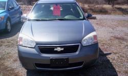 Real Nice 2006 Chevrolet Malibu LT with just over 100 K. Automatic 4 cylinder great on gas, loaded with all the power options as well as cruise, AC , tilt and steering wheel controls. This car is hard to tell from new for only $5595 and includes NY state