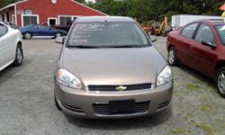 2006 Chevy Impala V6, LT, Brown/light tan cloth interior, great condition, interior very clean and bright, good tires, great family car... Interested parties call 845-798-5776.