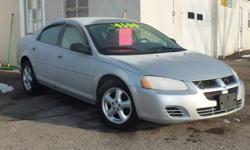 Year: 2006
Make: Dodge
Model:Stratus
Mileage:106k
Review: Smooth ride,automatic, 4 cylinder, power locks and windows, CD player, ready to go!! Great gas mileage.
Price: $4,500
My name is Ashley, and I can be reached on my cell phone @ (585)598-3350
This