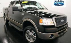 ***CLEAN CAR FAX***, ***IN DASH DVD PLAYER***, ***LARIAT***, ***RUST FREE SOUTHERN TRUCK***, and ***TRAILER TOW***. Crew Cab! Ford FEVER! Be the talk of the town when you roll down the street in this handsome 2006 Ford F-150. Have one less thing on your