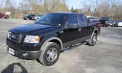 Up for your consideration this just in 1 owner Carfax certified no issue 2006 Ford F150 FX4 edition extended cab 4x4 with power driver bucket seating with center storage console, factory electronic shift on the fly four wheel drive, remote keyless entry