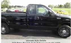 It hasn't got all the bells & whistles but it is one nice truck. 2006 Ford F-150 Reg Cab - 2 Wheel Drive with a 4.2 Liter V-6. Automatic transmission, air conditioning, am / fm / cassette, interval wipers, tinted glass, bedliner, sport wheels, Cloth