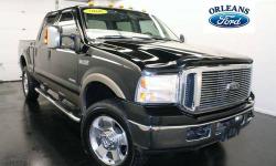 ***CLEAN CAR FAX***, ***DIESEL***, ***FX4 PACKAGE***, ***LARIAT***, ***LOW MILES***, and ***MOONROOF***. Success starts with Orleans Ford Mercury Inc! Orleans Ford Mercury Inc is pleased to offer this outstanding-looking 2006 Ford F-350SD. Have one less