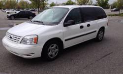 2006 White Ford Freestar Mini Van with third row seating for sale! This vehicle runs great and has been fleet maintained. The A/C is ice cold and the heat is very warm. It also includes a DVD entertainment system. The engine has 186K CT highway miles and