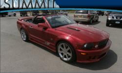 YES THIS IS THE REAL DEAL! 2006 SALEEN SUPERCHARGED MUSTANG CONVERTABLE! SUPER LOW MILES AND IN NEAR NEW CONDITION!Come down and see us here at Summit Dodge located on 959 w. Hiawatha Blvd Syracuse NY! We have a huge selection of Dodge cars and SUV's as