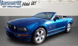 Check out this 2006 Ford Mustang GT PremiumIUM. It has a transmission and a Gas V8 4.6L/281 engine. This Mustang has the following options: Driver footrest, Pwr windows w/one-touch up/down, Traction Control, Traction control, Speed control, Front door map