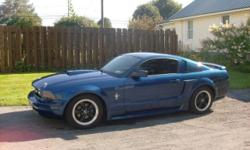 FOR SALE AS IS 2006 FORD MUSTANG PONY V6 STANDARD,VISTA BLUE. UNDER 25K FOR MILEAGE. THIS CAR HAS NEVER SEEN A WINTER FEMALE OWN AND DRIVEN. THE CAR HAS MANY EXTRA
GT REAR BUMPER
STAINLESS STEEL MAGNA FLOW EXHAUST CAT BACK
STEEDA SHORT THROW SHIFTER
SSE