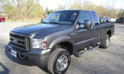 Up for your consideration this just in super nice and clean 2 owner Carfax certified no issue F250 is the extended cab with four opening doors, fully loaded FX4 Off rd package, power cloth front bucket seating with center storage console, power
