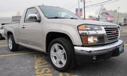 2006' GMC CANYON, 3.5L 5-Cylinder MPI DOHC, 5-Speed Manual with Overdrive, Rear Wheel Drive, Silver Birch Metallic, Dark Pewter w/SLE Deluxe Cloth Seat Trim,Heavy-Duty Suspension Package, 2D Standard Cab, ABS brakes, Air Conditioning, Alloy wheels, 4