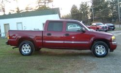 2006 GMC Sierra K1500 Crew Cab - Red, Auto, 152k, 4WD, 5.3L V8, Power Windows, Power Door Locks, Multi CD, Leather Seats, Dual Power Seats, Cruise Control, Tilt Wheel, Dual Front Air Bags, Alloy Wheels, Bed Liner, Clean Carfax Report - $11,500. 5YR/100K