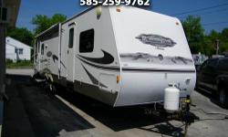 The Montana is a high-end camper without the high-end price tag!! Keystone really knows how to do it!! It has two slide outs and a very modern style interior with everything you want. There are no bunks but the table and couch both turn into beds so this