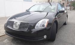 have for sale a beautiful ONE OF A KIND, Hwy driven, ONE OWNER NO ACCIDENTS vehicle from small town NJ ( CARFAX IN HAND OF COURSE) black on black NISSAN MAXIMA 3.5 V6 SL IN MINT CONDITION IN AND OUT with 182K HWY miles.
Do NOT be fooled by the mileage,