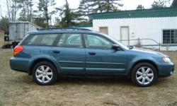 2006 Subaru Legacy Outback 2.5i -- Blue, Auto, 135k, AWD, CD, Power Windows, Power Door Locks, Cruise Control, Tilt Wheel, 4 Wheel ABS, Dual Front & Side Air Bags, Alloy Wheels, Roof Rack, Clean Carfax Report - $7,500. 5YR/100K Mile Powertrain Warranty