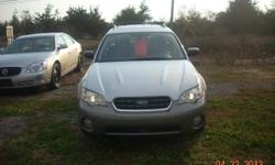 Super Clean 2006 Subaru Outback 4 wheel drive loaded up with power everything even heated cloth seats, two tone silver over grey paint. This mini SUV gets 29 mpg if you look at the information center and I drove it a while and verify its accurate. You