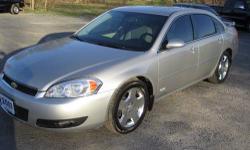 Up for your consideration this just in 1 Onwer Carfax certified 07 Chevrolet impala SS edition with every option icluding chevrolets mighty 5.3 vortech truck engine with an umbelievable amount of power and super smooth shifting automatic transmission,