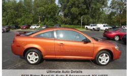 Clean & well maintained 2007 Chevy Cobalt 2Dr Coupe with an economical 2.2 liter 4 Cylinder rated 24 city / 32 highway mpg. Automatic transmission, air conditioning, daytime running lights, automatic headlights, dual outside mirrors, am / fm / in dash