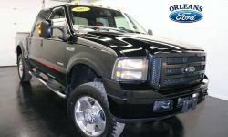 ***#1 OUTLAW***, ***DIESEL***, ***LARIAT***, ***LIMITED EDITION***, and ***ONE OWNER***. Diesel! Black Beauty! If you demand the best, this terrific 2007 Ford F-350SD is the truck for you. Motor Trend said it ""...impressed with its outstanding chassis
