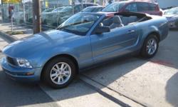 Royal Motors is happy to present this 2007 Ford Mustang Convertible. We'll have you wishing your commute never ends! The Rich Blue Exterior and the Gray Interior finish gives this Mustang a sleek and sophisticated look. Drive this Fantastic Mint Condition
